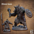 Nomad Orr'ug: Sculpt C (Male Orc Barbarian) - With Hat / Shield / Mace