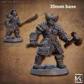 Nomad Orr'ug: Sculpt F (Female Orc Barbarian) - With Hat / Shield / Mace