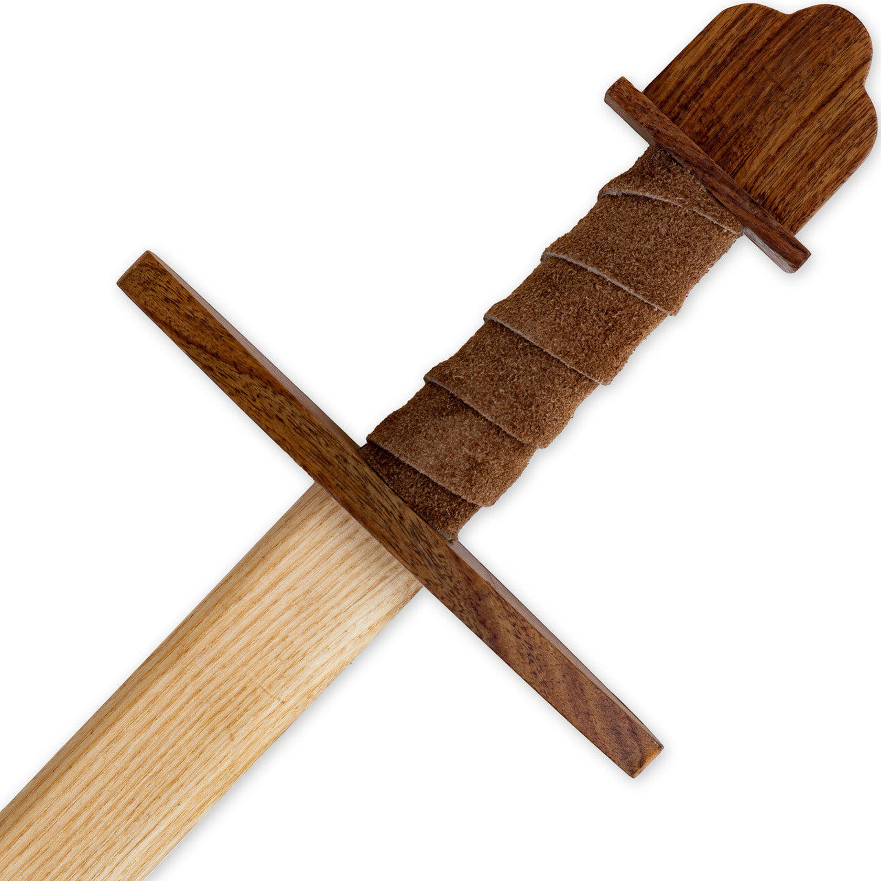 Norse Valor Beech Wood Practice Sword With Leather Wrapped Grip