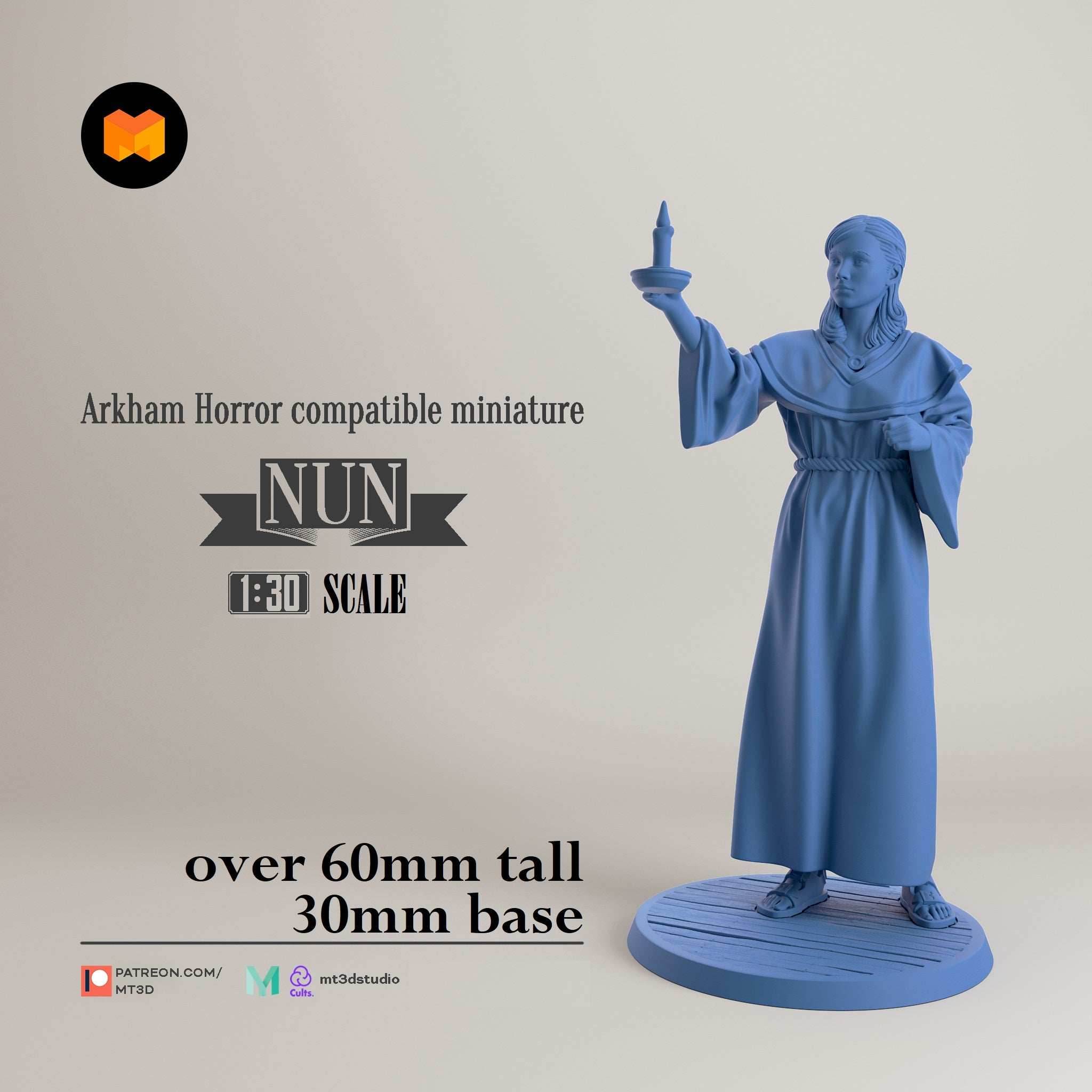 Arkham Compatible Investigator: The Nun (Sister Mary) - 