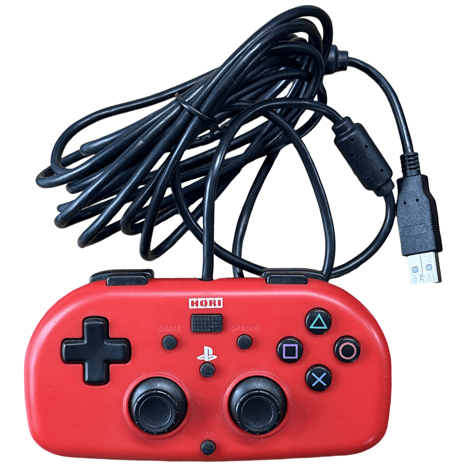 Official PlayStation 4 DualShock 4 Official-Controller - PlayStation 4 - HORI Red Mini