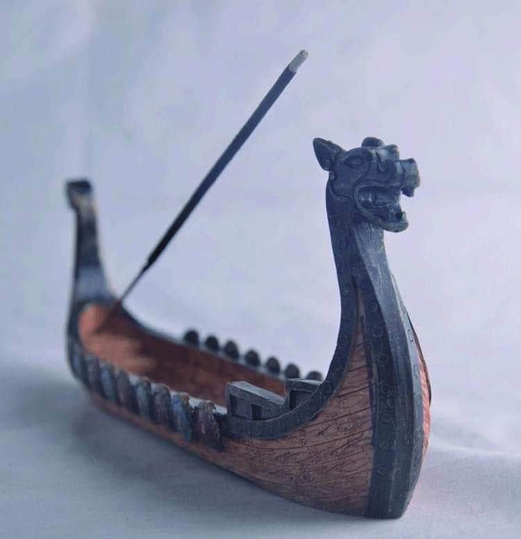 Viking Ship Incense Holder - 