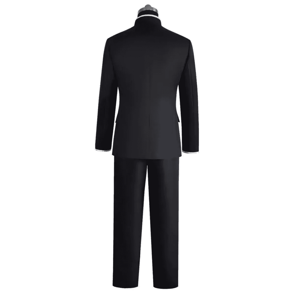 Ken Takakura Cosplay Costume – Dandadan School Uniform with Glasses - S / Wig Only(one size)