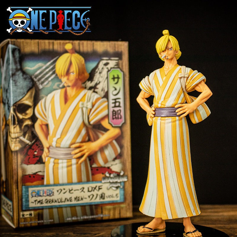 One Piece Wano Country Zoro Kimono Series Figure Ornaments