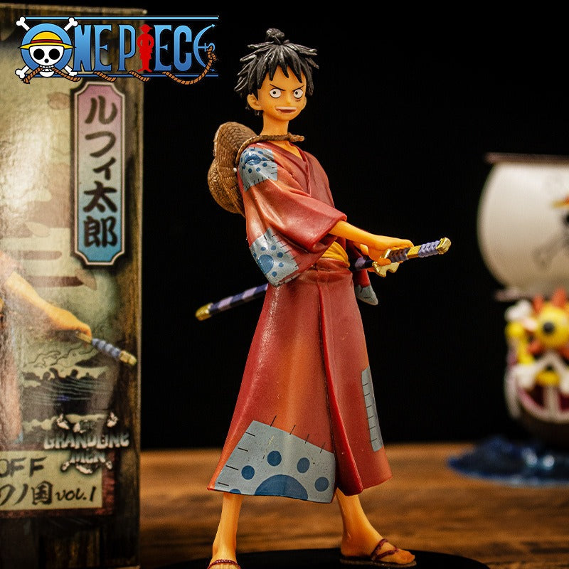 One Piece Wano Country Zoro Kimono Series Figure Ornaments