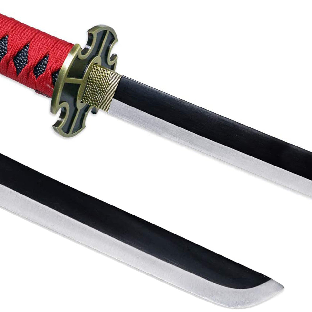 One piece Zoro Sandai Kitetsu silver edge Katana Sword