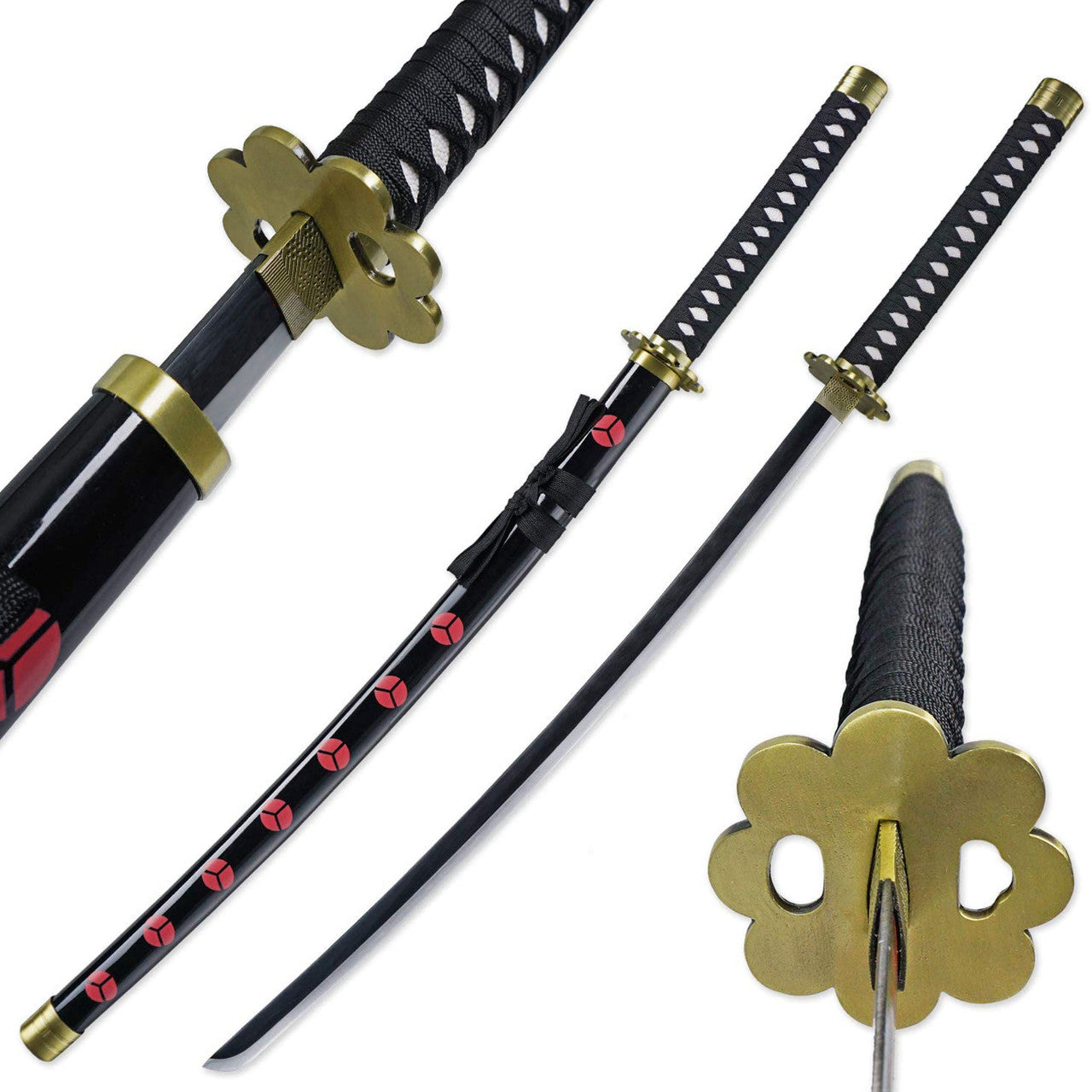 One piece Zoro Shusui silver edge Katana Sword