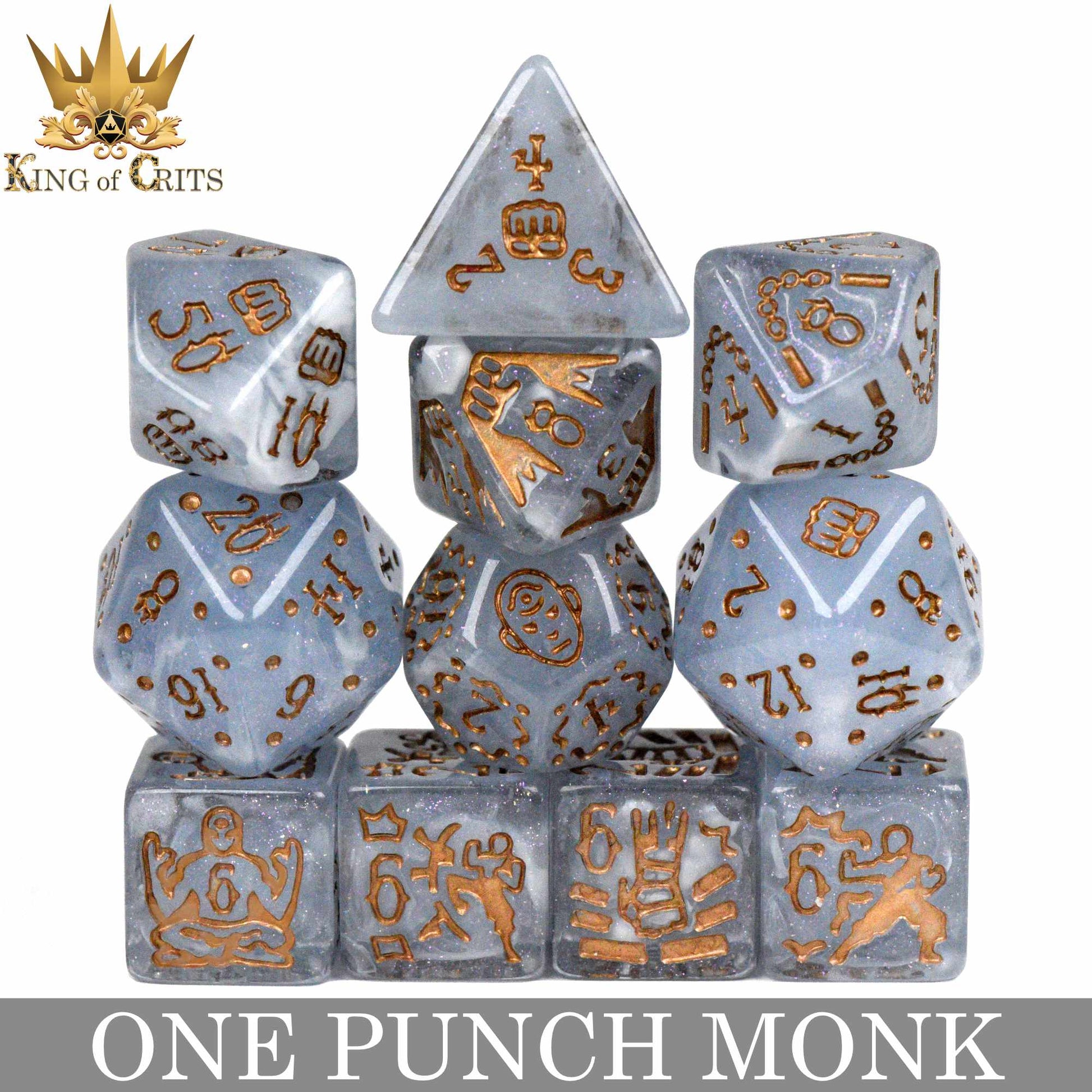 One Punch Monk 11 Dice Set