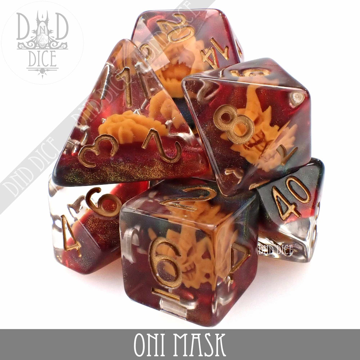 Oni Mask Dice Set