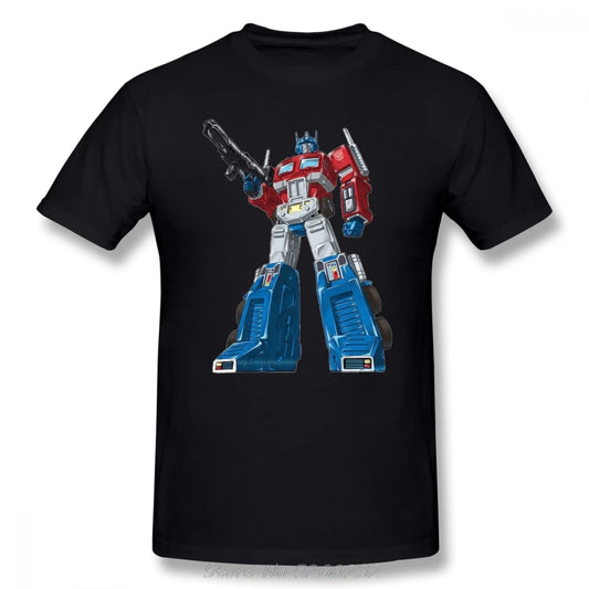 Optimus T Shirt Optimus Prime T-Shirt Summer Cotton Funny Tee Shirt Beach Plus Size Print Mens Short Sleeve Tshirt Streetwear