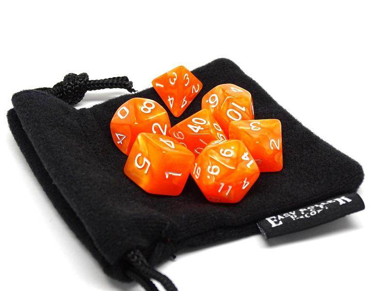 Orange Marble - 7 Piece Set - 