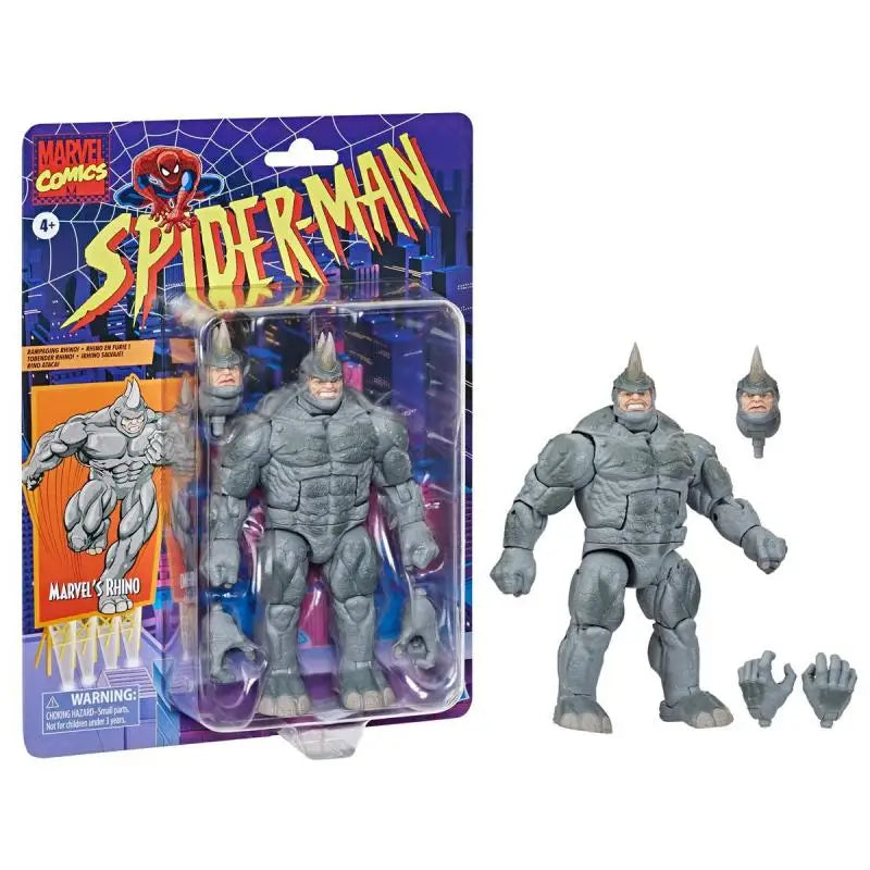 Original 6-Inch Spider-Man Retro Marvel Legends Rhino Action Figure Action Figure toys for children with box