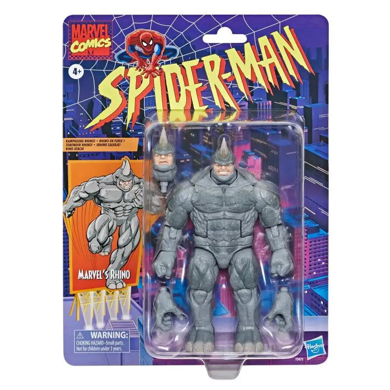 Original 6-Inch Spider-Man Retro Marvel Legends Rhino Action Figure Action Figure toys for children with box