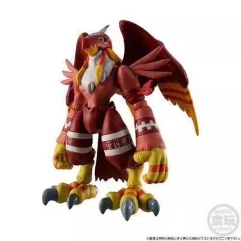 Original Bandai Digimon Adventure Garudamon Angewomon War Greymon Box Eggs Action Figure Assembly Ornaments Jewelry Models Toys