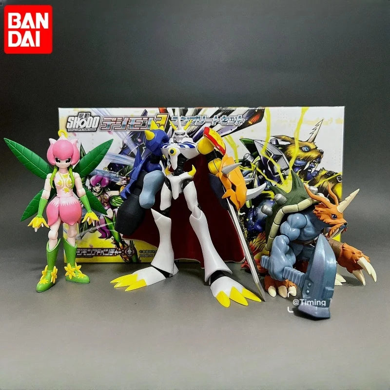 Original Bandai Digimon Adventure Zudomon Omegamon Alter-S Lilimon Box Eggs Collected Assembly Ornaments Figure Models  Gift