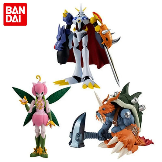 Original Bandai Digimon Adventure Zudomon Omegamon Alter-S Lilimon Box Eggs Collected Assembly Ornaments Jewelry Models Toys