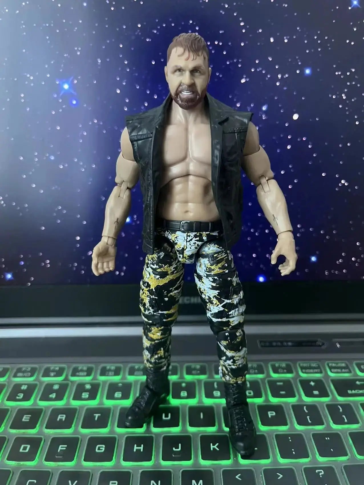 Original DA 6.5'' Sting MMA/WWE/AEW Stardust Figura Challenge Arena Wrestling Gladiator Moving Figure