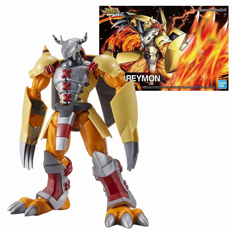 Original In Stock BANDAI Figure-rise Standard Anime Digimon Omegamon Garurumon Angemon Alphamon War Greymon Figure Action Model