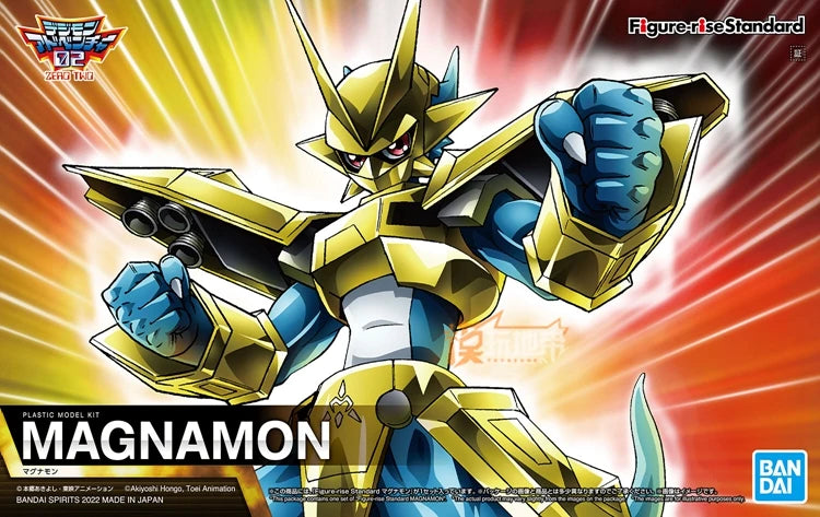 Original In Stock BANDAI Figure-rise Standard Anime Digimon Omegamon Garurumon Angemon Alphamon War Greymon Figure Action Model