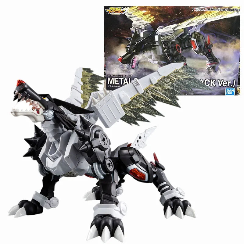 Original In Stock BANDAI Figure-rise Standard Anime Digimon Omegamon Garurumon Angemon Alphamon War Greymon Figure Action Model