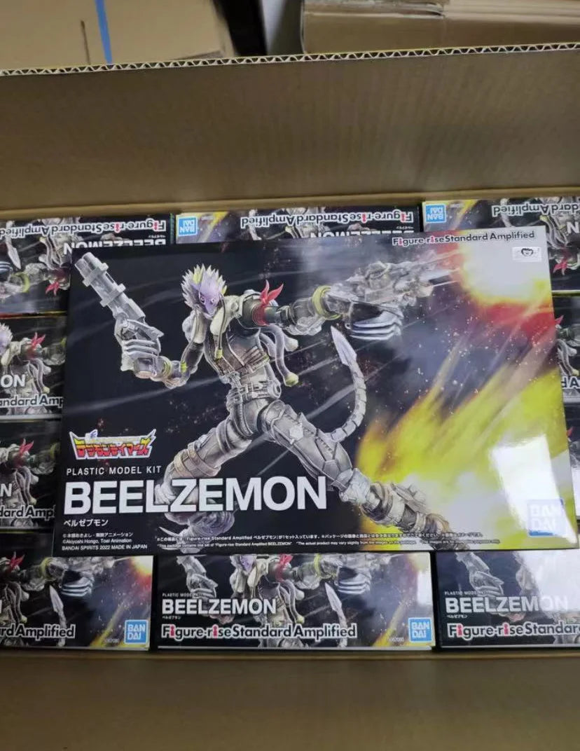 Original In Stock BANDAI Figure-rise Standard Anime Digimon Omegamon Garurumon Angemon Alphamon War Greymon Figure Action Model