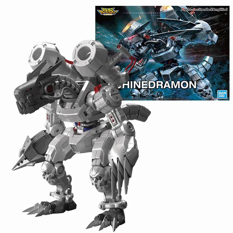 Original In Stock BANDAI Figure-rise Standard Anime Digimon Omegamon Garurumon Angemon Alphamon War Greymon Figure Action Model