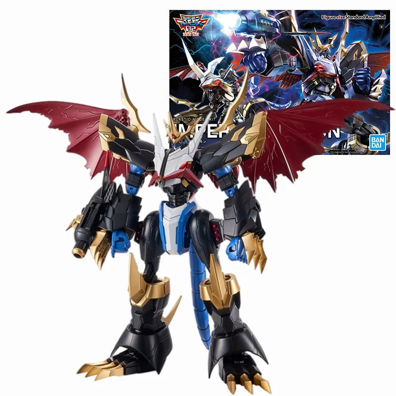 Original In Stock BANDAI Figure-rise Standard Anime Digimon Omegamon Garurumon Angemon Alphamon War Greymon Figure Action Model