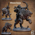 Orr'ug Wolf Rider: Sculpt C (Direwolf Orc Cavalry Unit or Wild) - No Hat / Bow + Empty Hand
