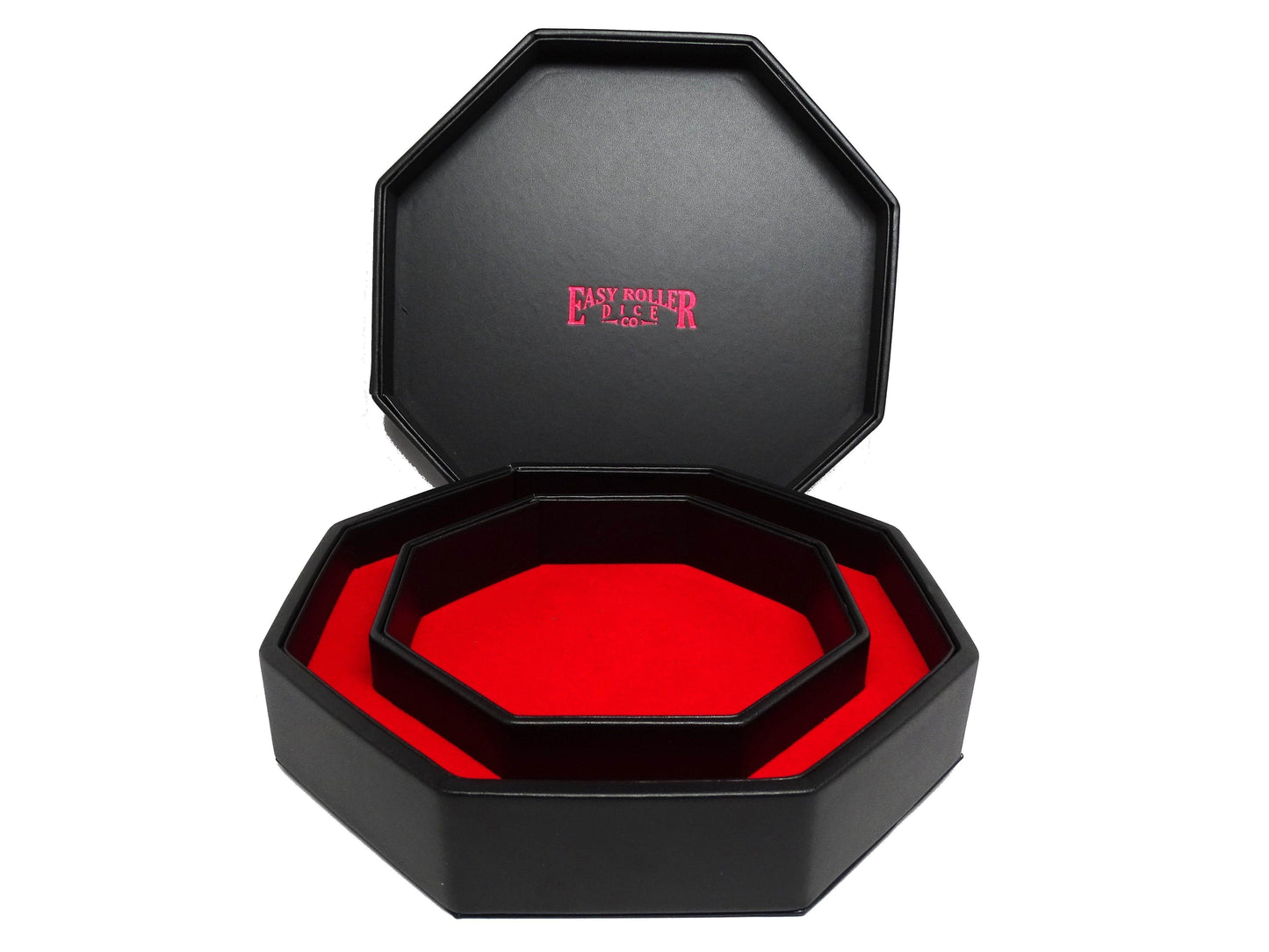 Ouroboros Dice Tray With Dice Staging Area and Lid - 