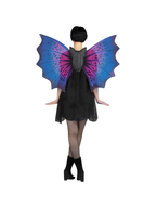 Adult Purple Costume Bat Wings