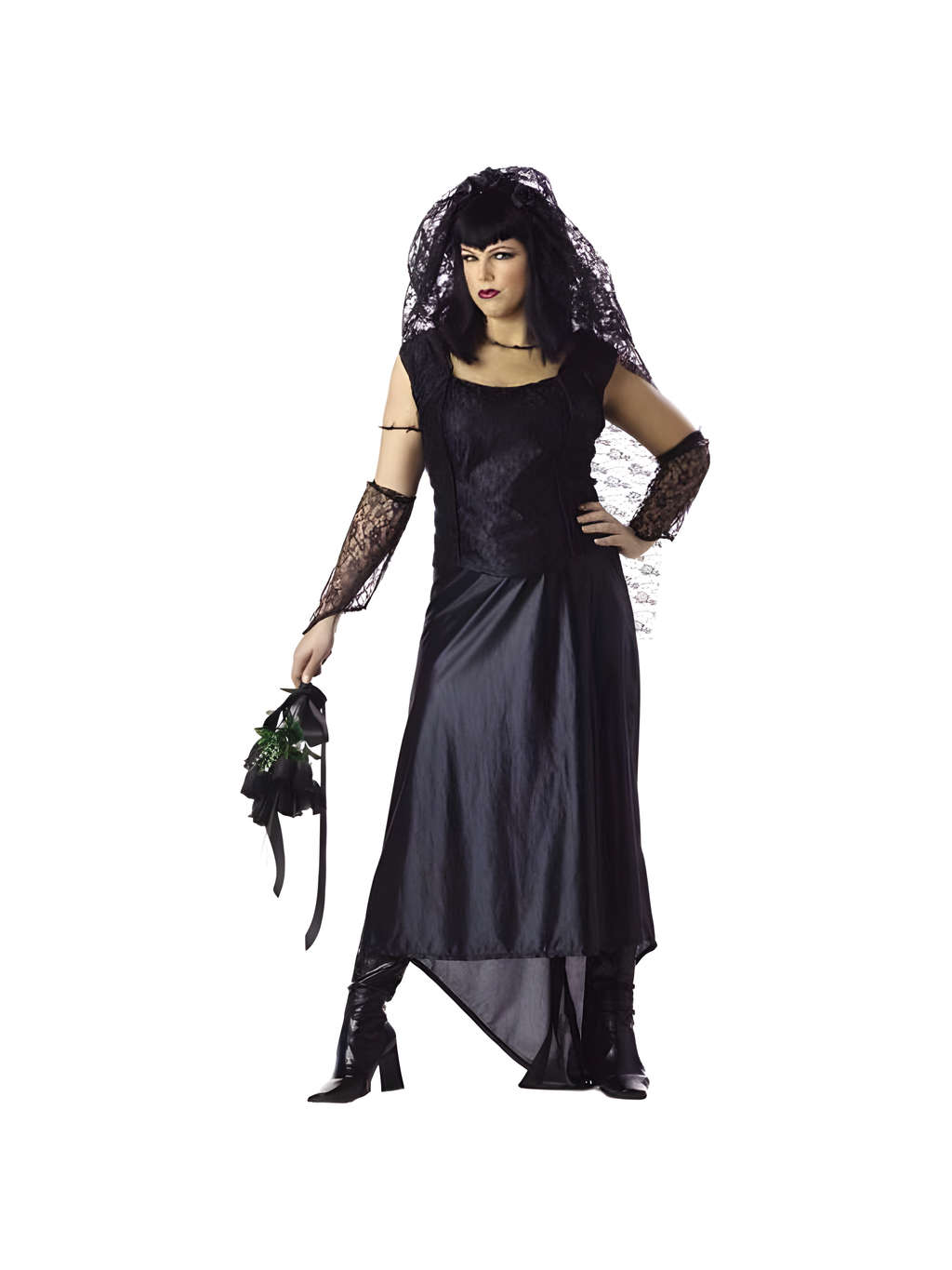 Adult Plus Size Gothic Bride Costume