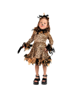Toddler Leopard Cat Dress Costume