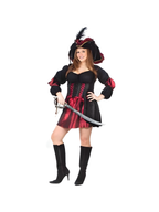 Adult Plus Size Stitch Pirate Costume