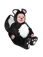 Baby Black Skunk Costume