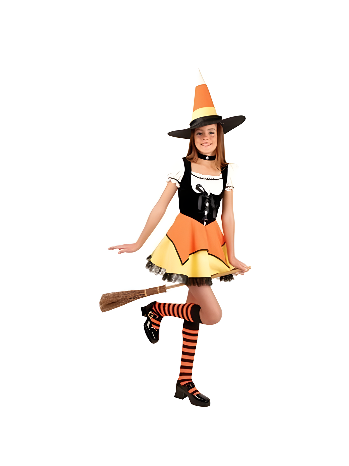 Child Candy Corn Witch Costume