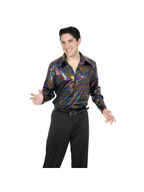 Adult 70's Disco Glitter Shirt
