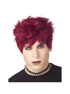 Black & Red Mod Monster Wig