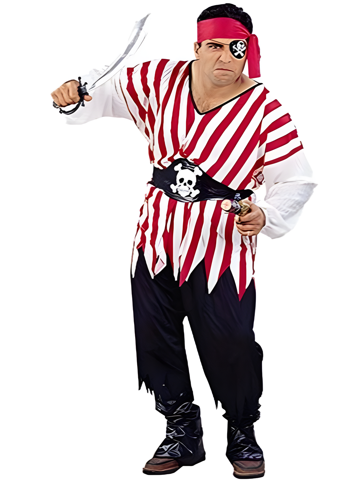 Adult Plus Size Pirate King Costume