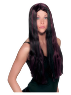 Burgundy & Black Witch Wig
