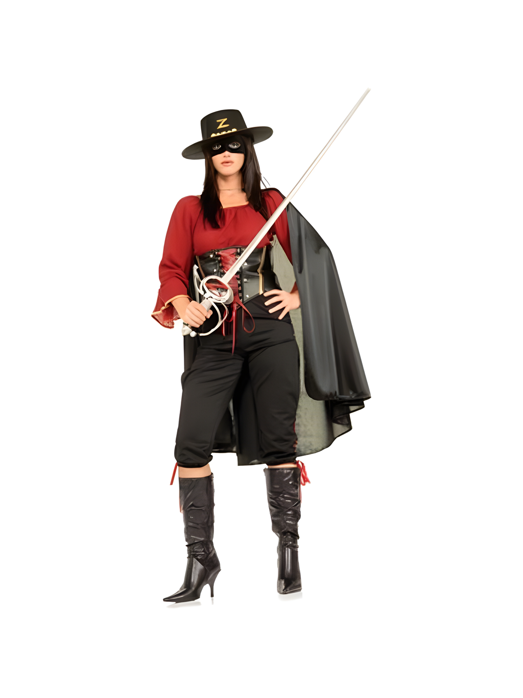 Adult Deluxe Women's Zorro Costume