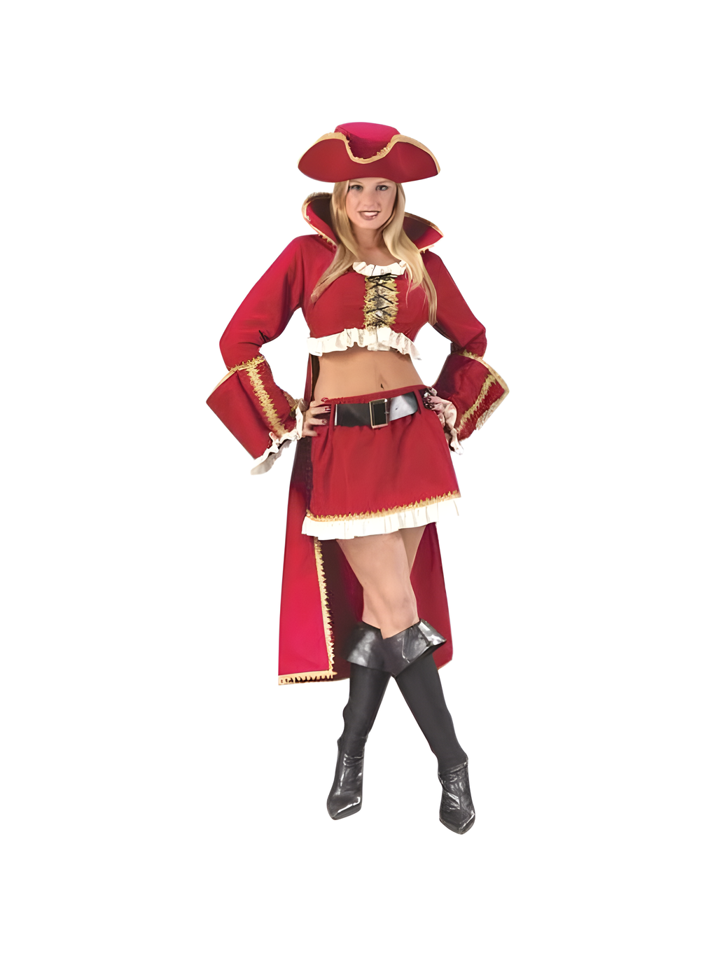 Adult Sexy Captain Blackheart Pirate Costume
