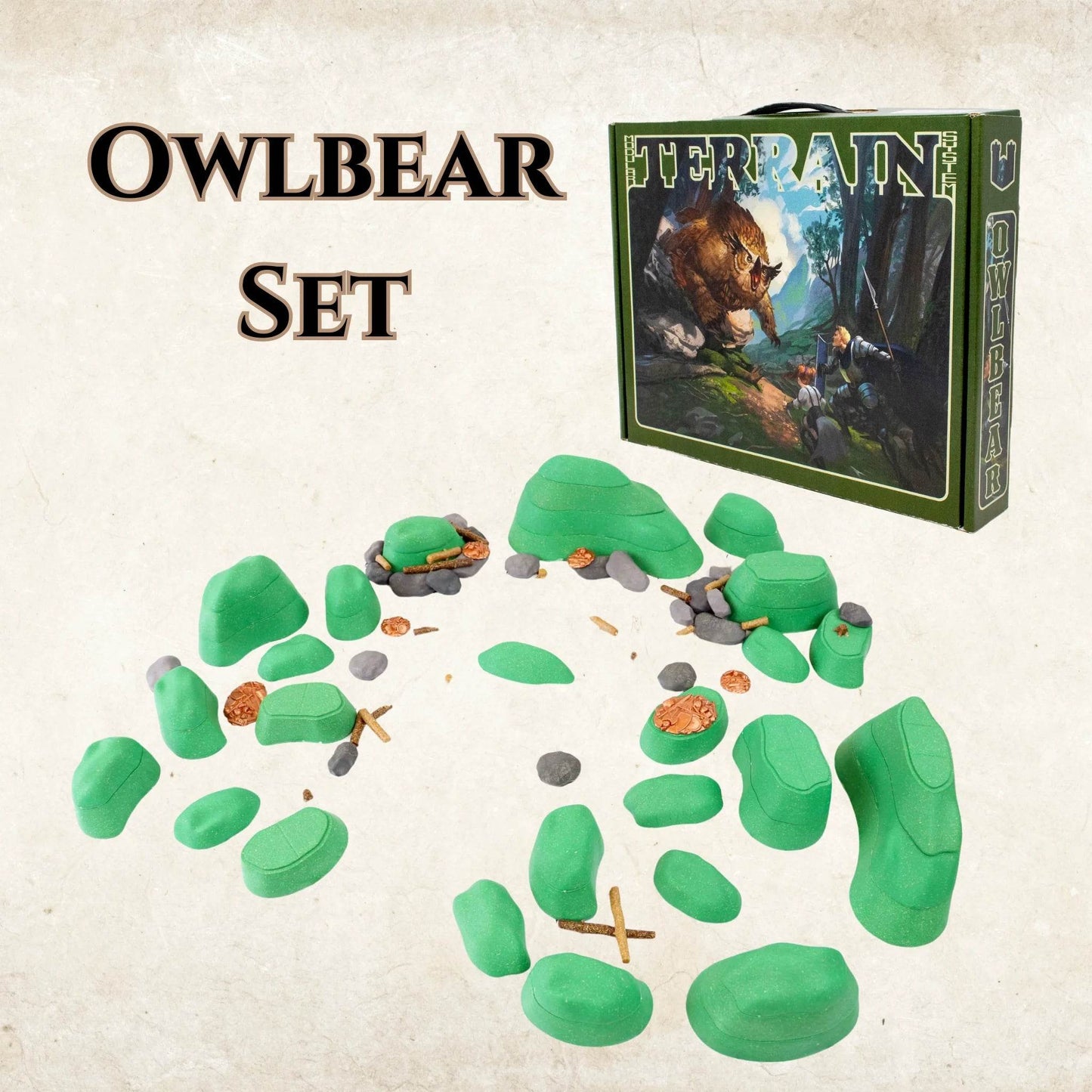 Owlbear Terrain Set - 
