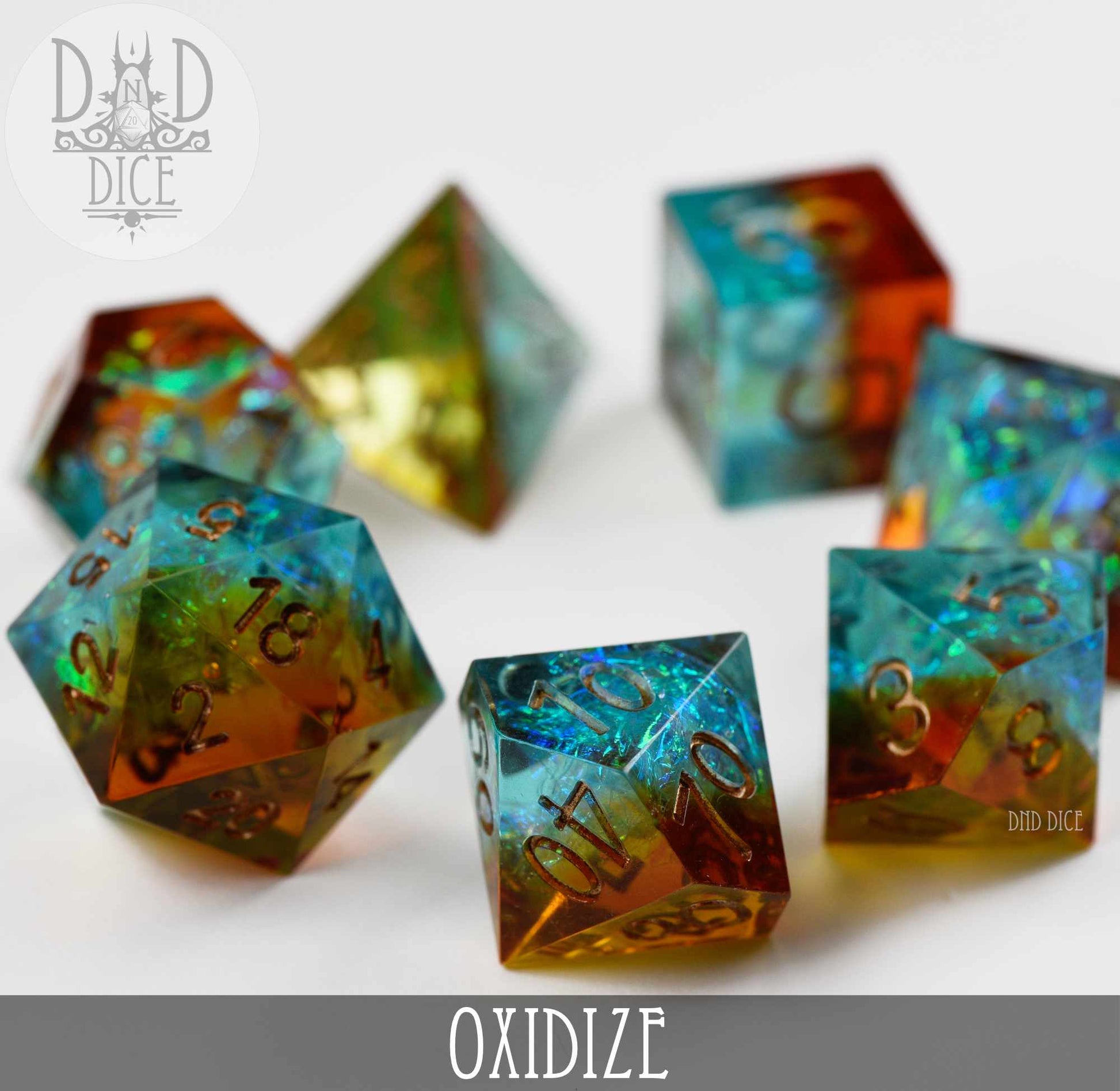 Oxidize Handmade Dice Set