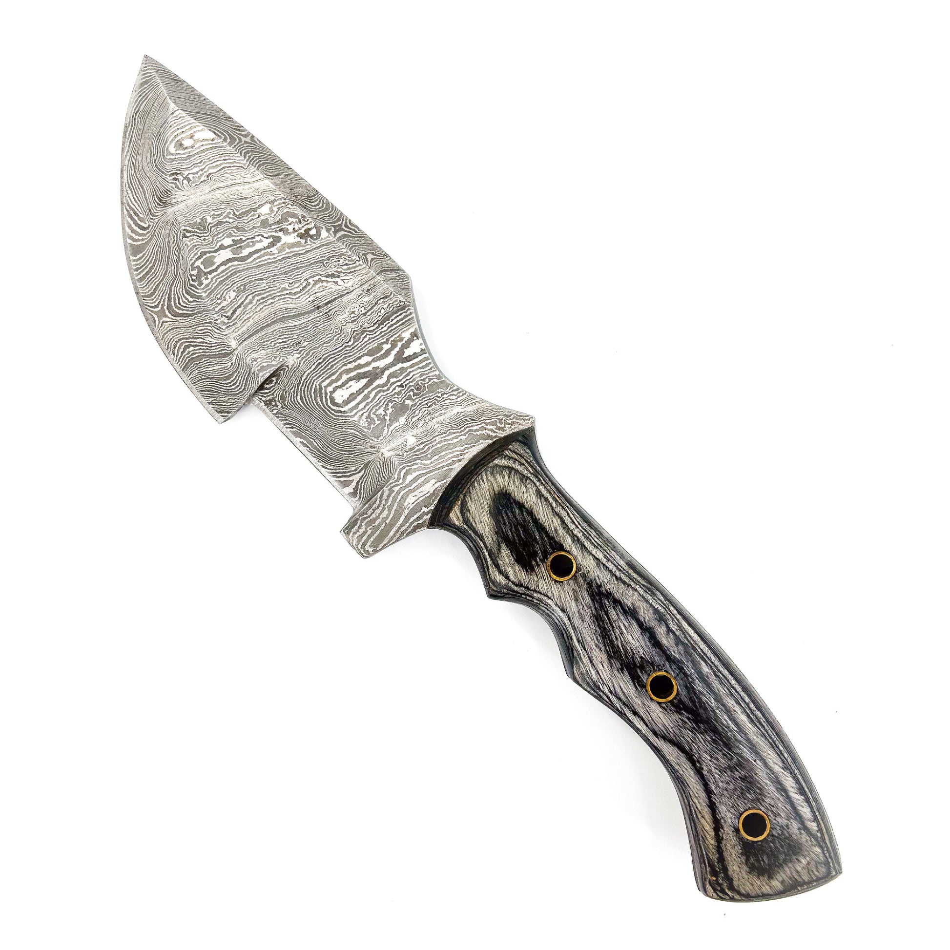 Ozark Full Tang Hand Forged Damascus Steel Tracker Knife