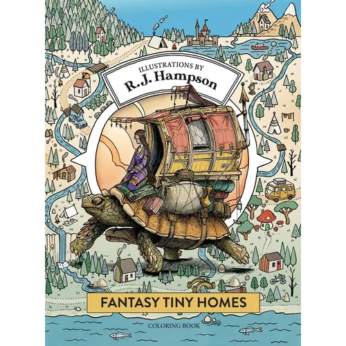 Fantasy Tiny Homes Coloring Book