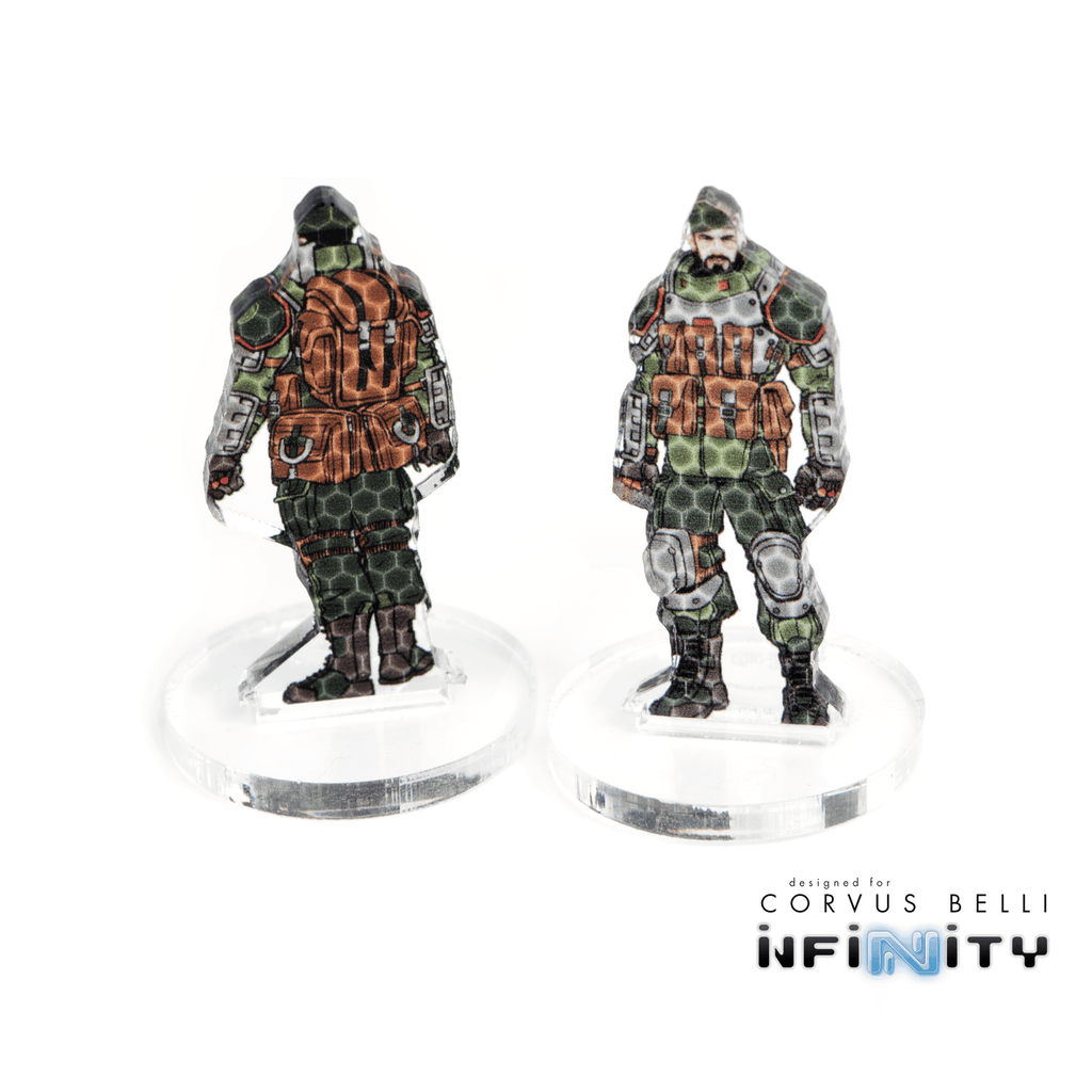 Infinity 3D Markers - Vassily Plushenko (2x 25mm Camo -3)