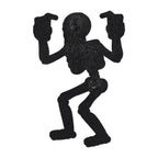 Party Skeleton - Spooky For You, Glow-in-the-Dark, Party 'Till You Die Pin