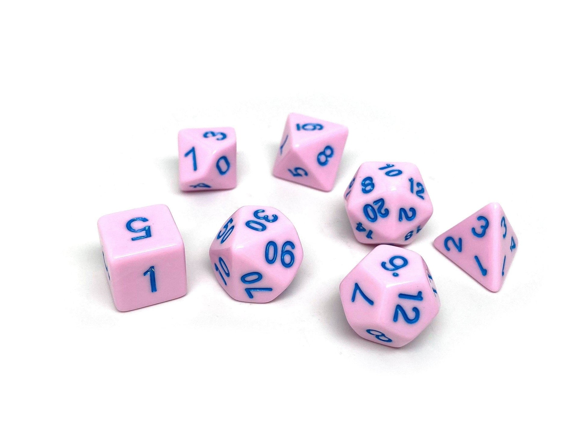 Pastel Pink Opaque - 7 Piece Set - 