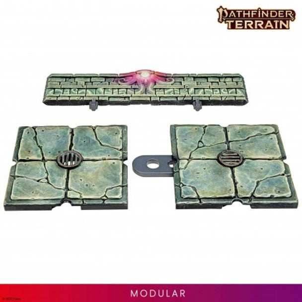Pathfinder Terrain: Abomination Vaults Half-Height Walls - 