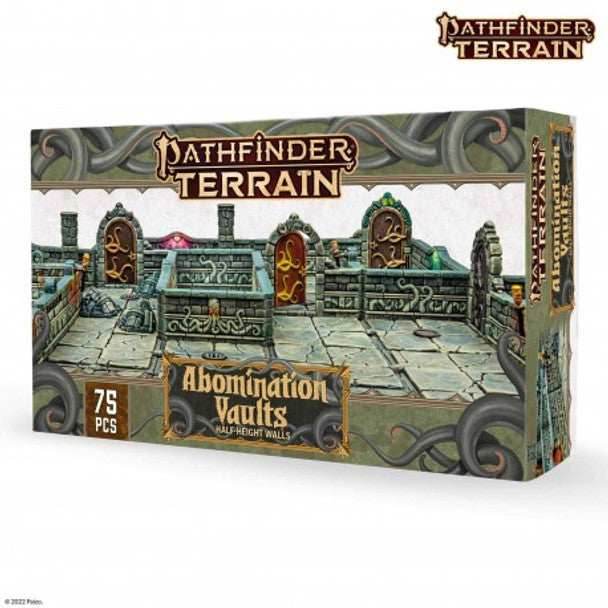 Pathfinder Terrain: Abomination Vaults Half-Height Walls - 